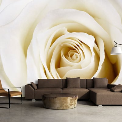 Papier peint intissé panoramique Fleurs Pearl maze EDEN
