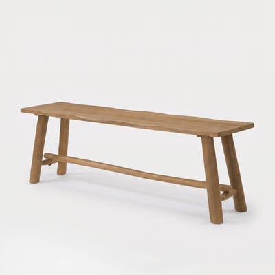 Banc en bois de manguier 145 cm - TOXIS MAISON PAVANE