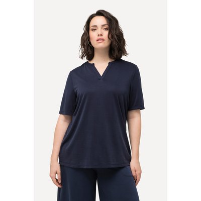 T-shirt à col tunisien et manches courtes ULLA POPKEN