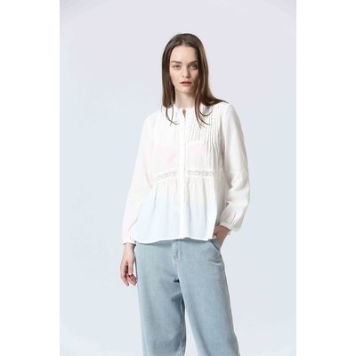 Blouse manches longues avec détail dentelle SEE U SOON