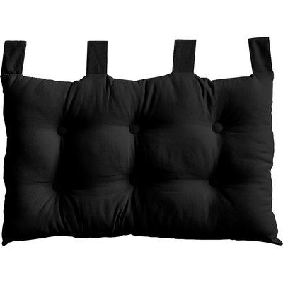 Coussin tête de lit en coton et pattes boutonnées HOME MAISON