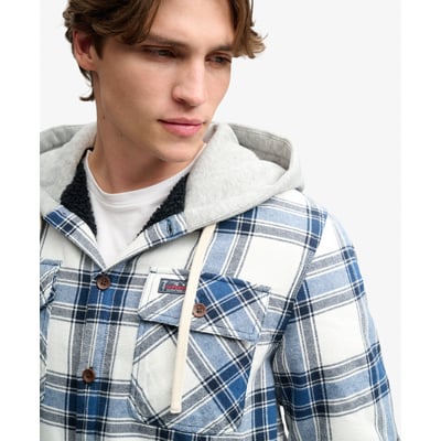 Surchemise à capuche doublée Borg SUPERDRY