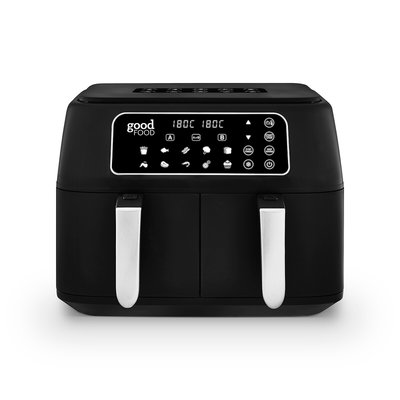 8L 12in1 Dual Basket Air Fryer GOOD FOOD BY TOWER