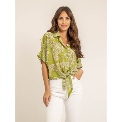 Chemise Manches Courtes Motifs Opilina DONA LISA