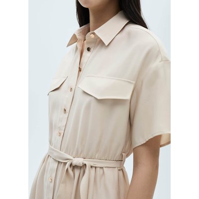 Robe chemisier ceinture MANGO