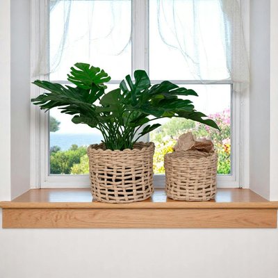 Panier cache-pot en papier (lot de 2) PIER IMPORT