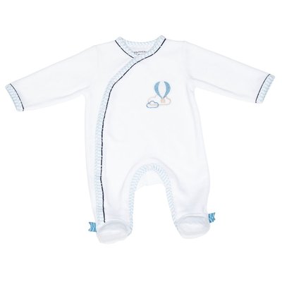 Pyjama bébé à manches longues en velours SAUTHON