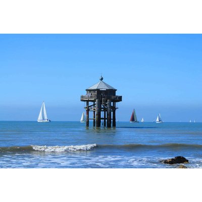Tableau Mural Cabanes Sur L’eau MER CEANOTHE