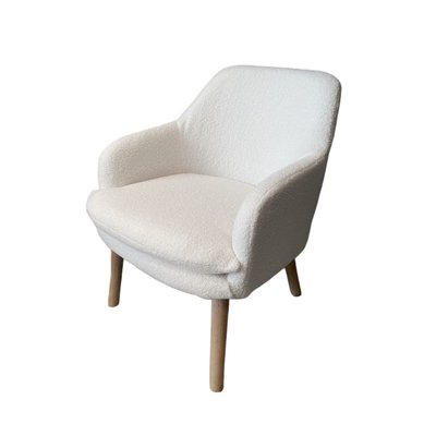 Fauteuil en tissu bouclette - CALIN MATHI DESIGN