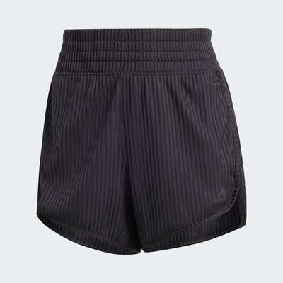 Short taille haute bords-côtes 3 bandes ton sur ton Pacer All Gym Seasonal adidas Performance