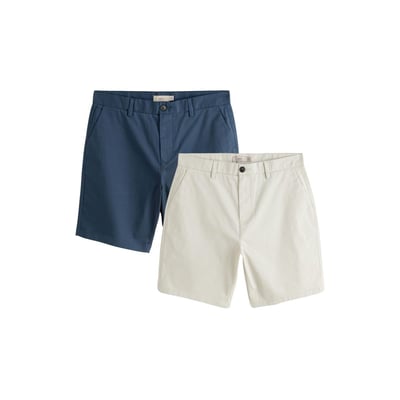 Short chino stretch, lot de 2 NEXT