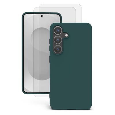 Coque Galaxy S25 + antichoc + 2 vitres EVETANE