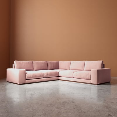 Denver Easy Velvet Corner Sofa SWOON