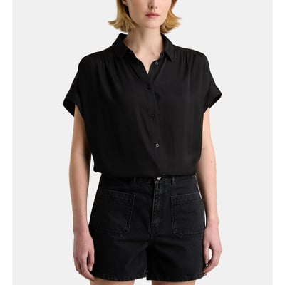 Chemise ample agnes satl fluide manches courtes GALERIES LAFAYETTE