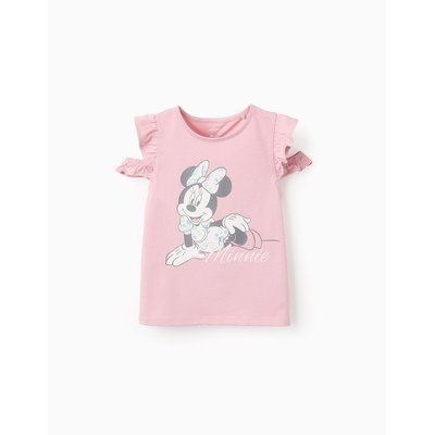 T-shirt de Coton avec Épaules Dénudées Minnie ZIPPY