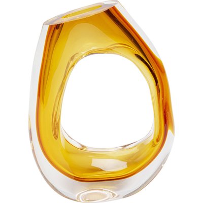 Vase Anello 26cm jaune KARE DESIGN