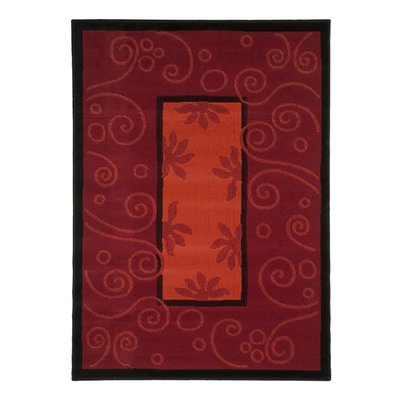 Tapis extérieur intérieur imprimé cadre et motif floraux  MASSAI THE DECO FACTORY