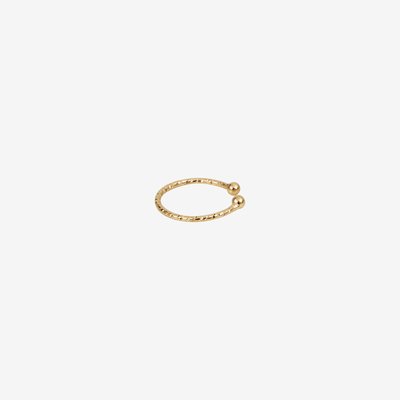 Bague d'oreille dorées à l'or fin DISCO CAROLINE NAJMAN