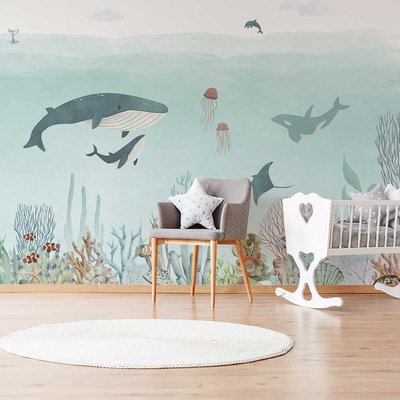 Papier peint voyage sous marin HEXOA