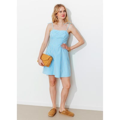 Robe courte rayée PROMOD