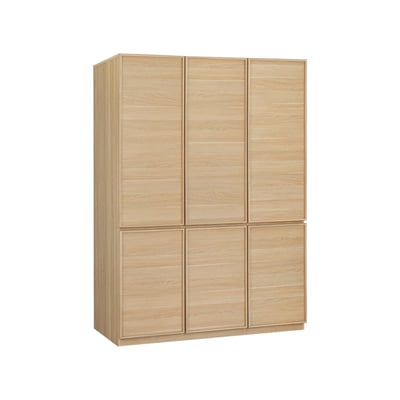 Module dressing décor bois 6 portes 1 penderie KUBA SWEEEK