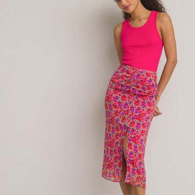 Юбка длинная с цветочным принтом LA REDOUTE COLLECTIONS