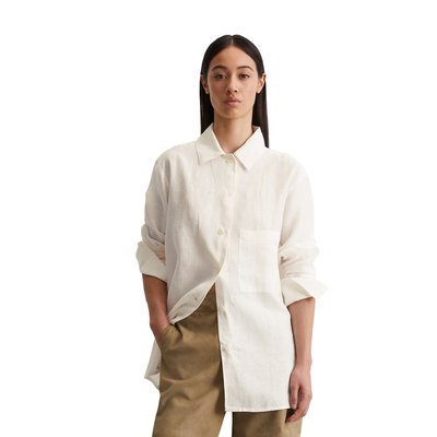 Blouse longue en lin relaxed en qualité légère MARC O'POLO