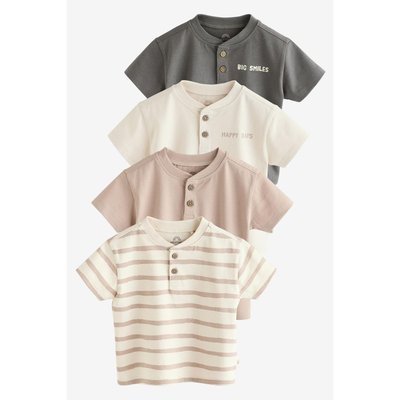 T-shirt en bio pour bébé, lot de 4 NEXT
