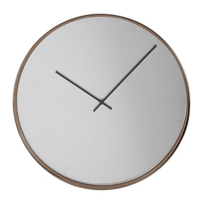 40cm Mirrored Face Rose Gold Wall Clock SO'HOME