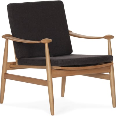 Fauteuil en hêtre et tissu tissé RECOLLECTION