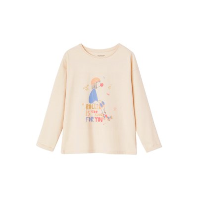 Tee-shirt "Egérie" détails fantaisie manches longues VERTBAUDET