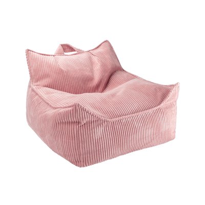 Pouf Fauteuil Poire Velours côtelé WIGIWAMA