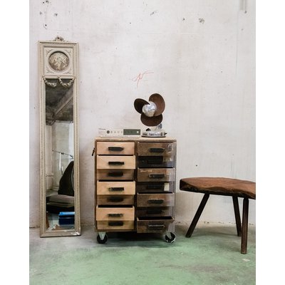 Petit meuble de métier en bois Fernand N°106 - Bon état DEBONGOUT
