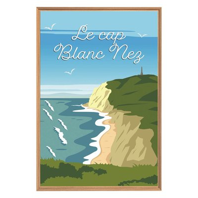 Tableau Mural Illustration Du Cap Blanc Nez MER CEANOTHE