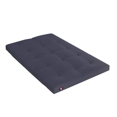 Futon coton + mousse mémoire anti-taches TERRE DE NUIT