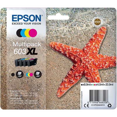 Cartouche d'encre 603XL (CMJ N) Etoile de Mer EPSON