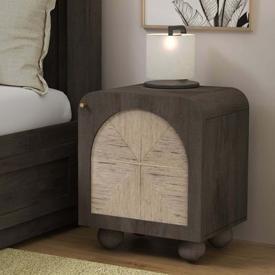 Tropika Jute & Mango Wood Cupboard Side Table ÉDITÉ