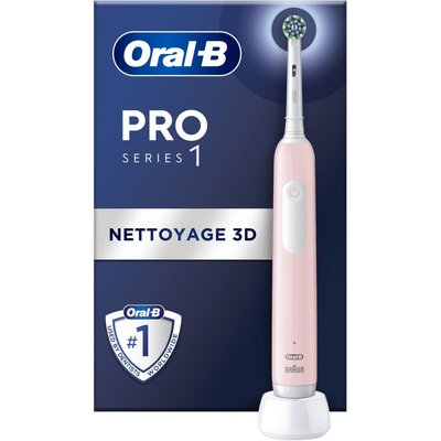 Brosse à dents électrique Pro 1 Rose Cross Action ORAL B
