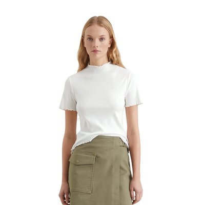 T-shirt à côtes slim en jersey stretch en coton organique MARC O’POLO DENIM