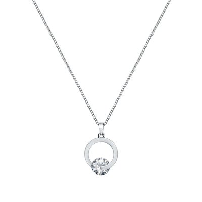 Collier en argent 925 et oxyde de zirconium CLEOR