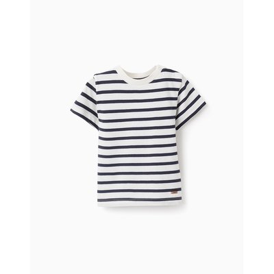 T-shirt en Coton à Rayures ZIPPY