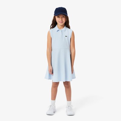 Robe polo sans manche en Piqué stretch LACOSTE