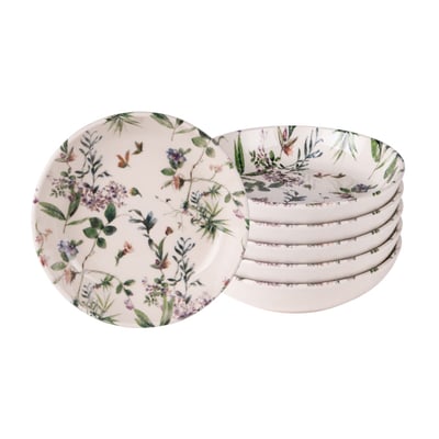Assiette creuse Champêtre 19 cm (lot de 6) - CHAMPÊTRE TABLE PASSION