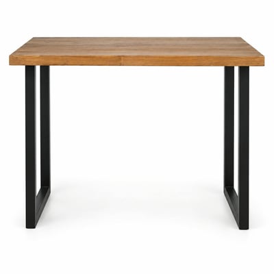 Mange-debout en bois et métal 140 cm style contemporain CANADA PIER IMPORT