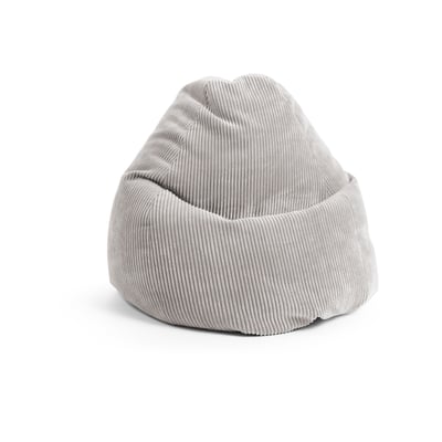 Pouf poire confort XL velours grosse cote SHARA BEAN MAGMA HEIMTEX