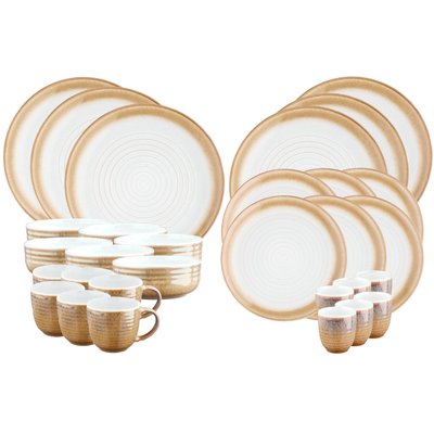 Lot de 30 set complet en grès, COSMOS BJORN