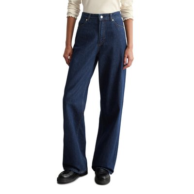 Jeans modèle Tomma large en denim rigide bleu foncé MARC O’POLO DENIM
