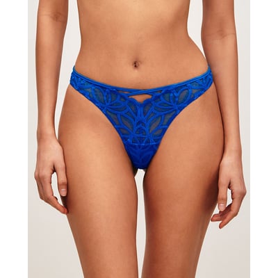 String en mesh avec broderies florales TROPICFLEURIZ UNDIZ