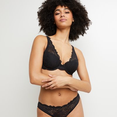 Soutien-gorge ampli foulard dentelle DENTELLE ROUGEGORGE LINGERIE