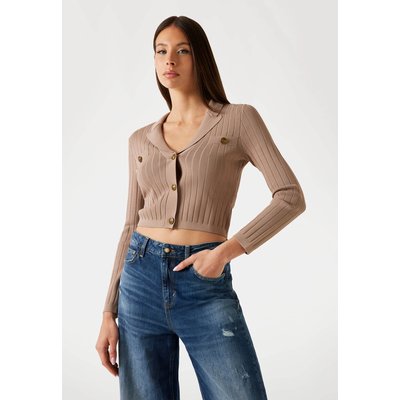 Veste Cardigan Maille Côtelée GUESS